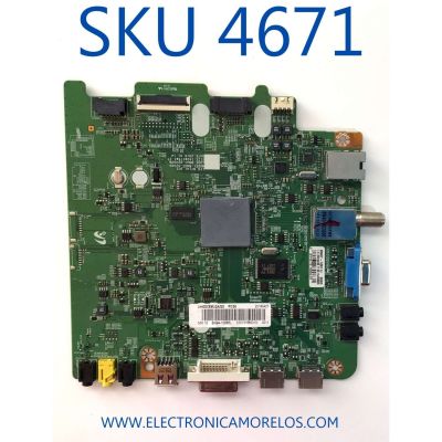 MAIN PARA MONITOR SAMSUNG RESOLUCIÓN ( 1920x1080 ) NUMERO DE PARTE BN94-10886L / BN41-02490 / PANEL CY-GK040BGLVVH / DISPLAY BN96-30177D / MODELO LH40DCEMLGA/GO